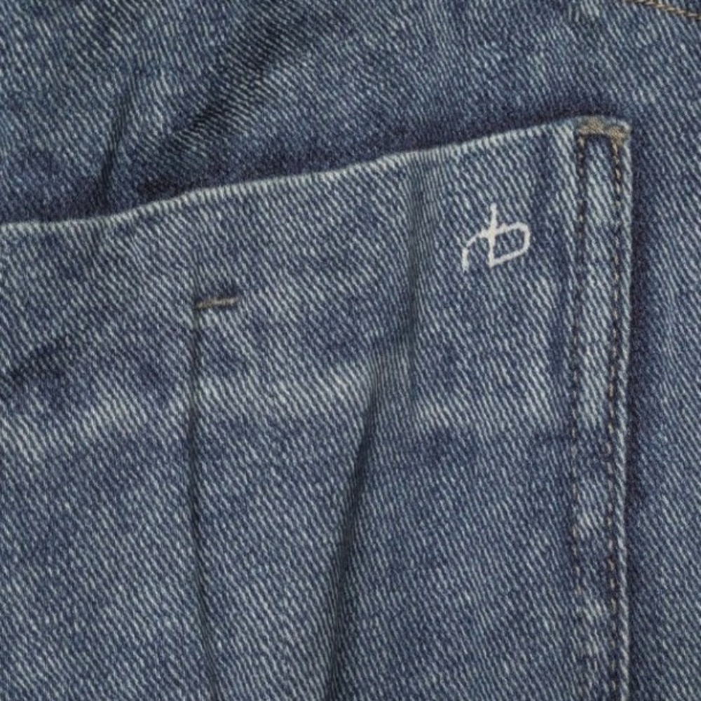 Rag & Bone Miramar Satin Logan Carpenter Pants Women's 26 Blue Avalon Hemmed - Picture 9 of 11